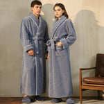 Cozy Fleece Bathrobe for Women & Men