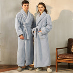 Cozy Fleece Bathrobe for Women & Men