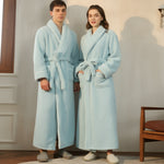 Cozy Fleece Bathrobe for Women & Men