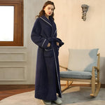 Cozy Fleece Bathrobe for Women & Men