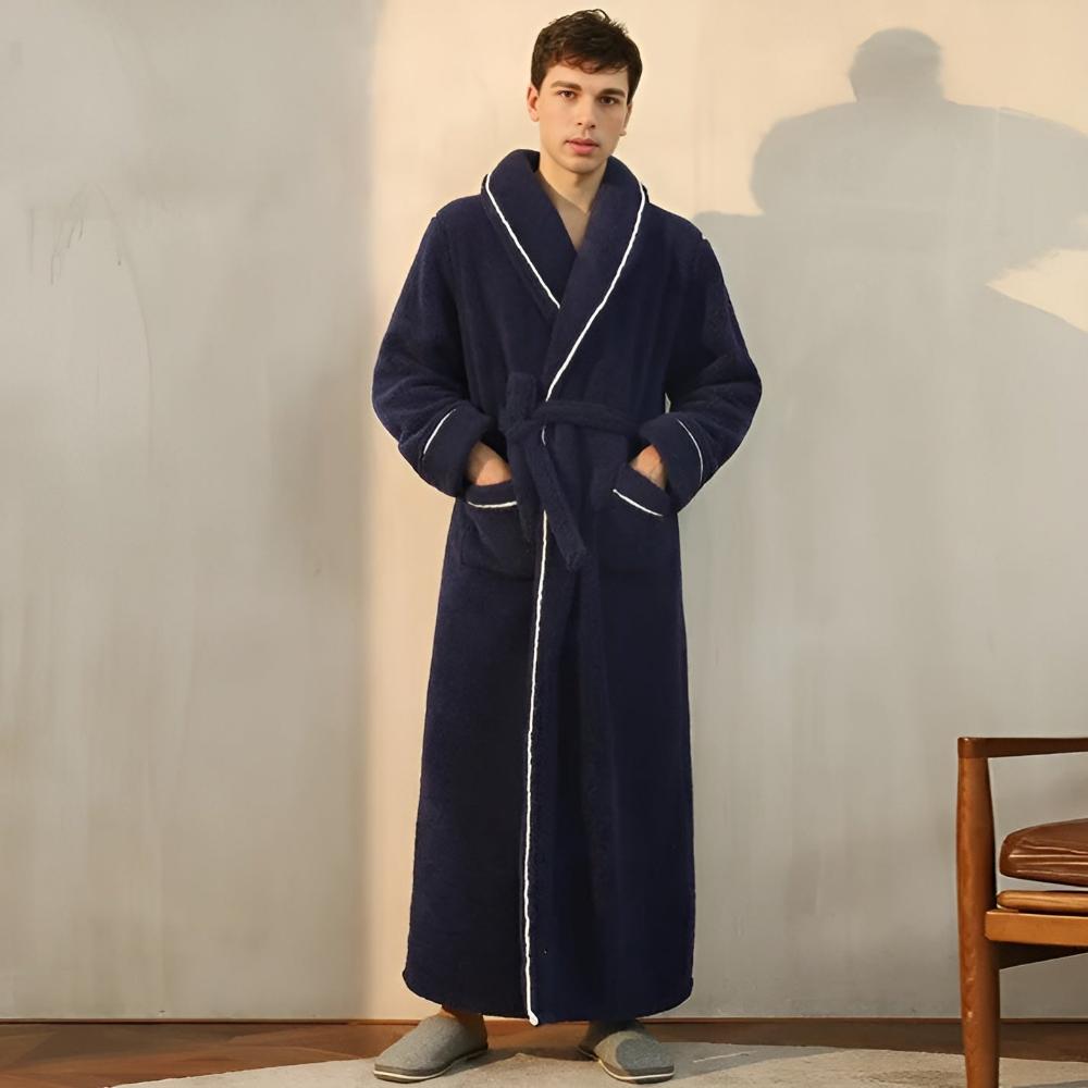 Cozy Fleece Bathrobe for Women & Men