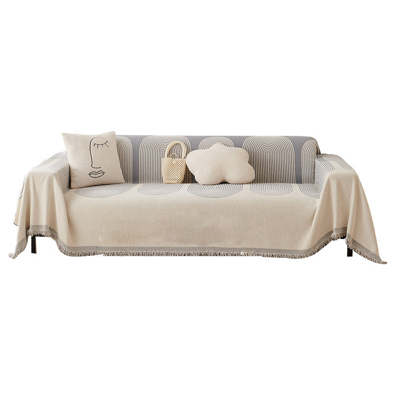 Double-sided Chenille Sofa Cover