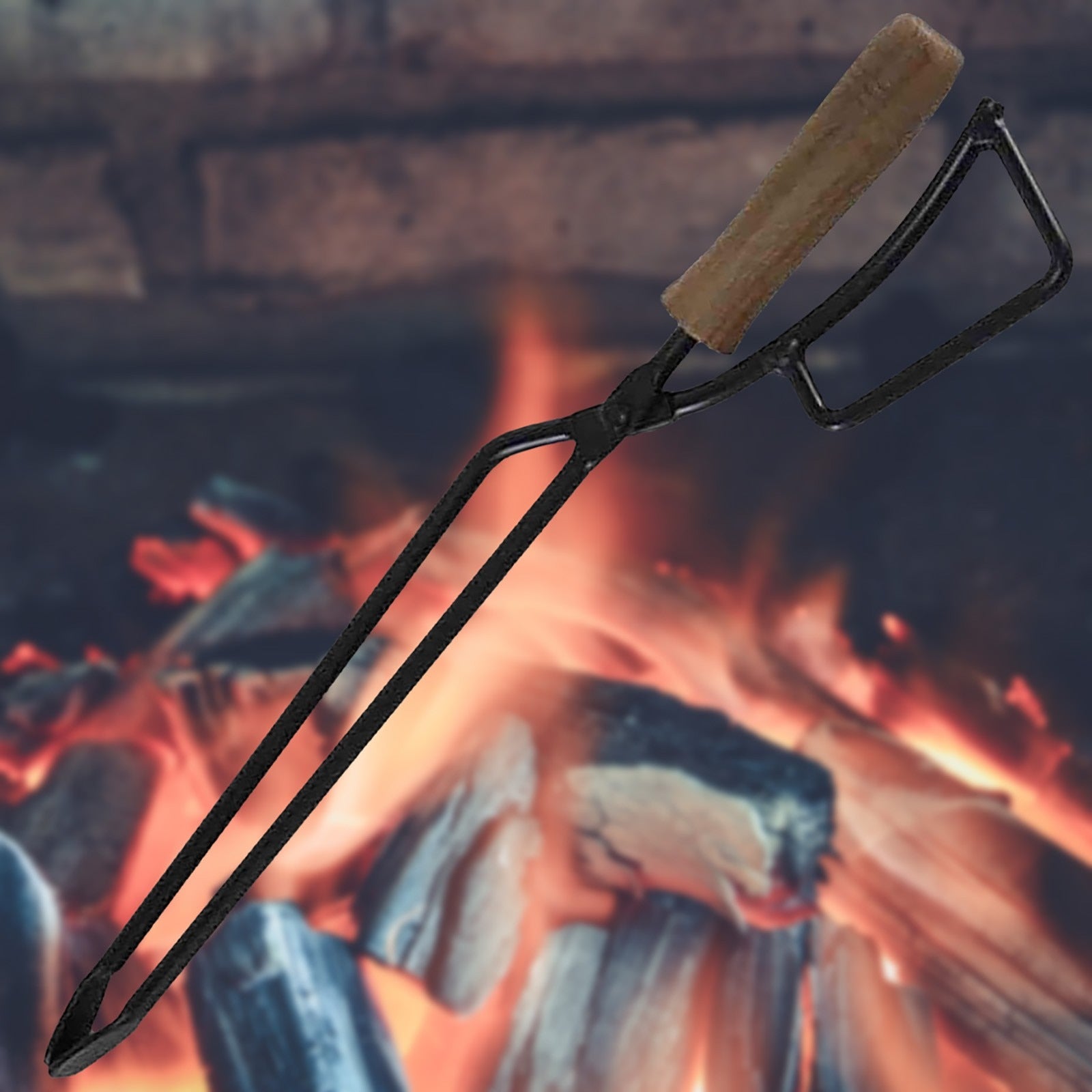 Praktische Grillzange aus hochwertigem Stahl