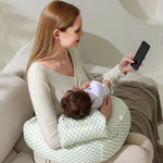 Ergonomic Nursing Pillow with Back Support for Comfortable Feeding