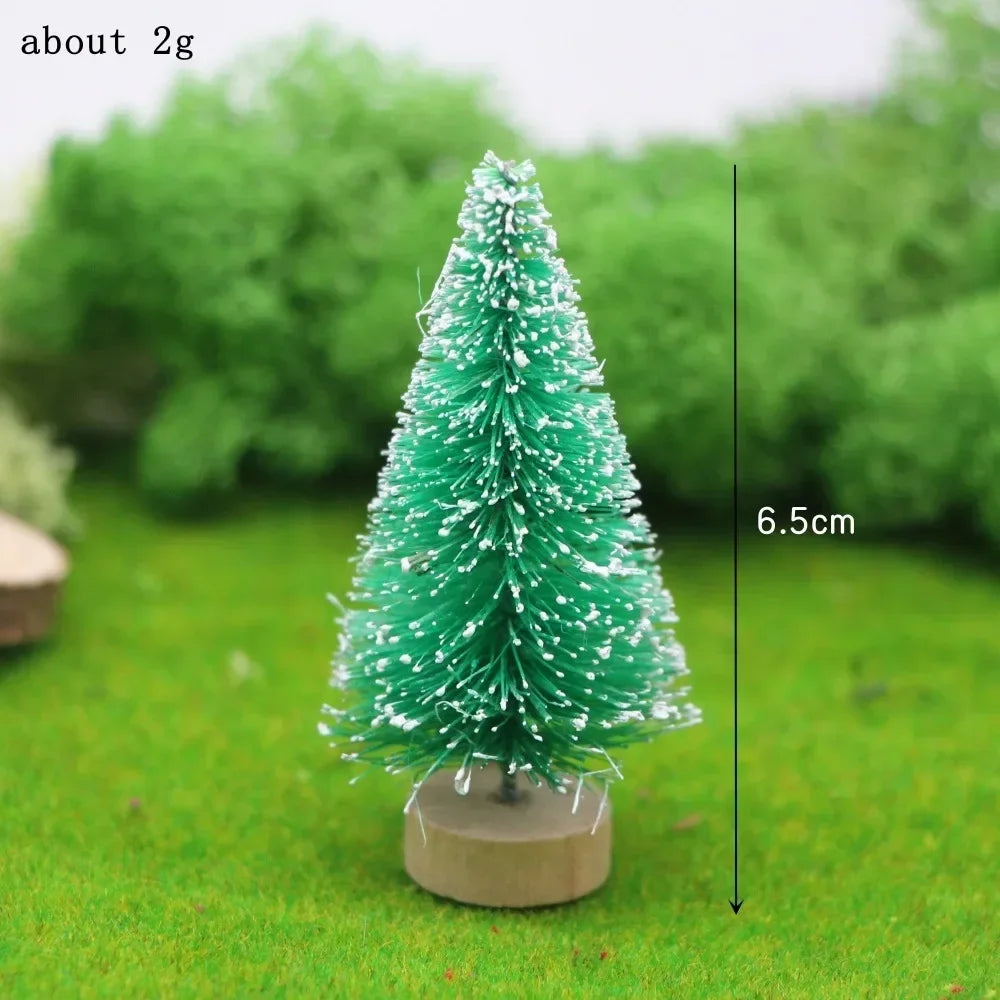 Festlicher Miniaturbaum | Handgearbeitet aus Zeder und Kiefer | Tischdekoration & Weihnachtsfigur 4,5–13 cm