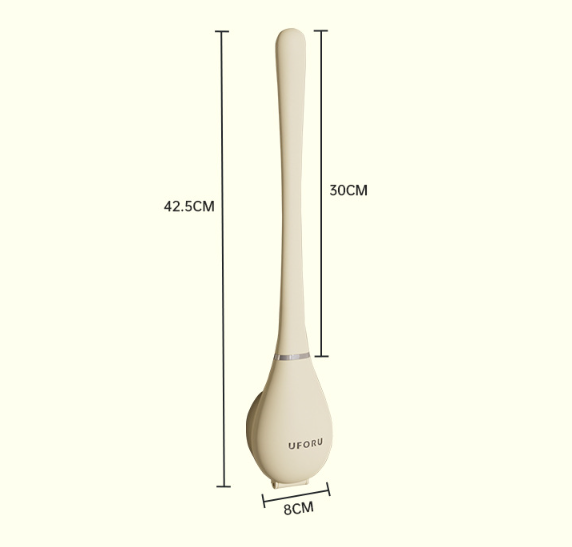 Hygienische Silikon-Toilettenbürste im modernen Look