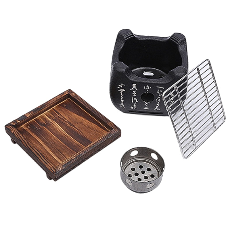 Charcoal grill pan for indoor and outdoor use – BBQ grill