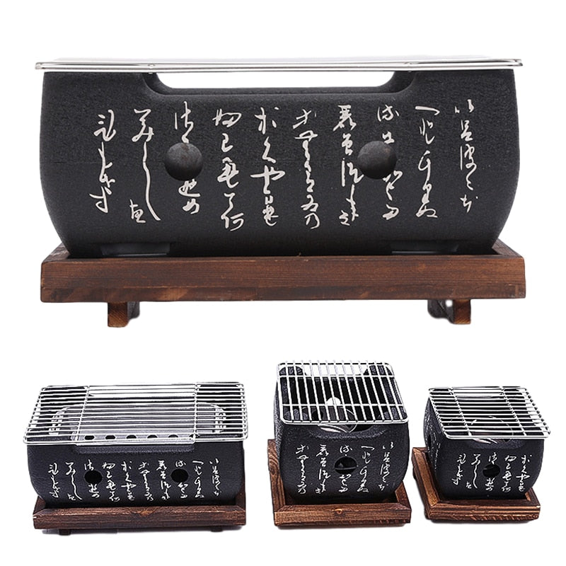 Charcoal grill pan for indoor and outdoor use – BBQ grill