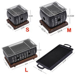 Charcoal grill pan for indoor and outdoor use – BBQ grill