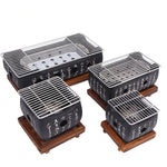Charcoal grill pan for indoor and outdoor use – BBQ grill