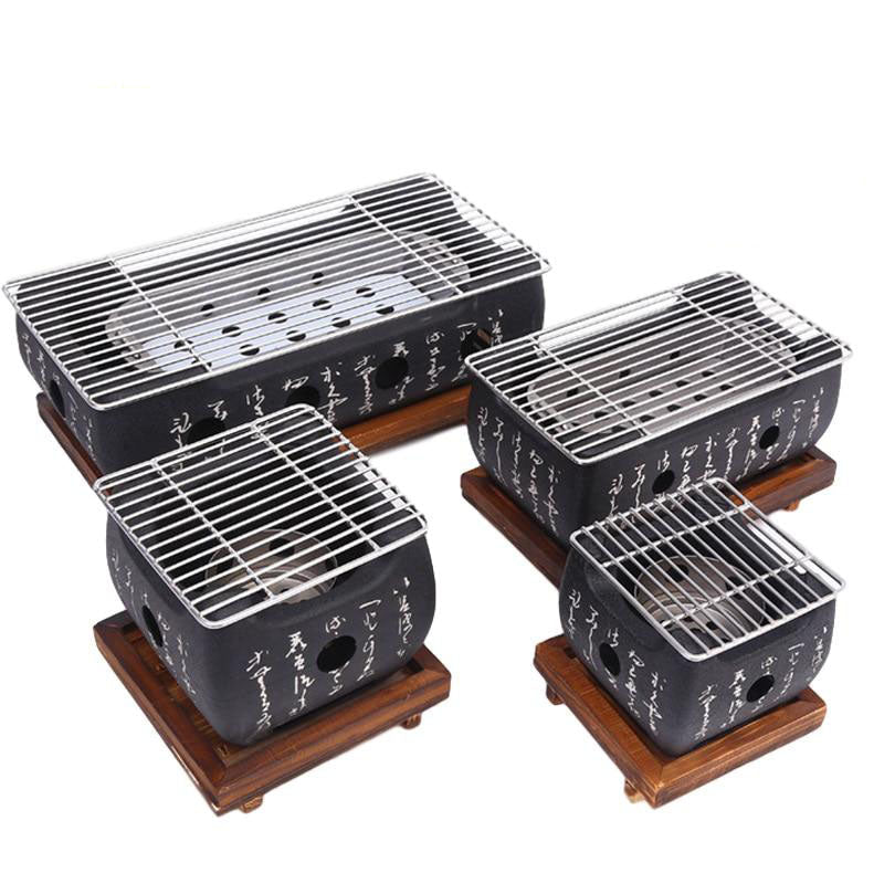 Charcoal grill pan for indoor and outdoor use – BBQ grill