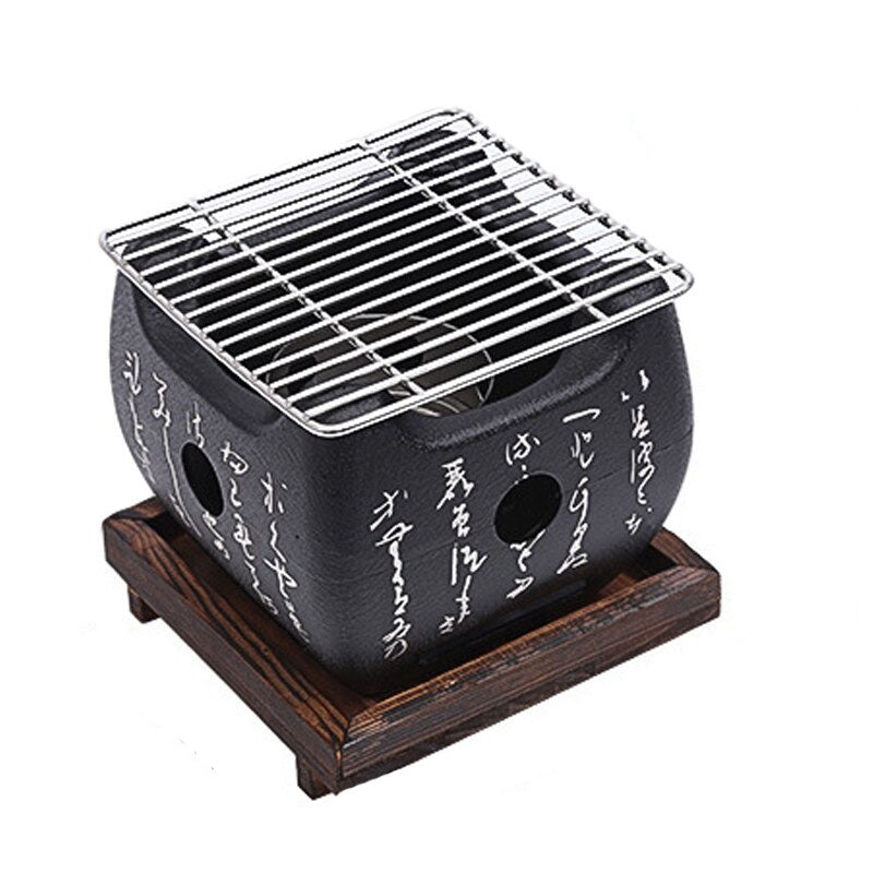 Charcoal grill pan for indoor and outdoor use – BBQ grill