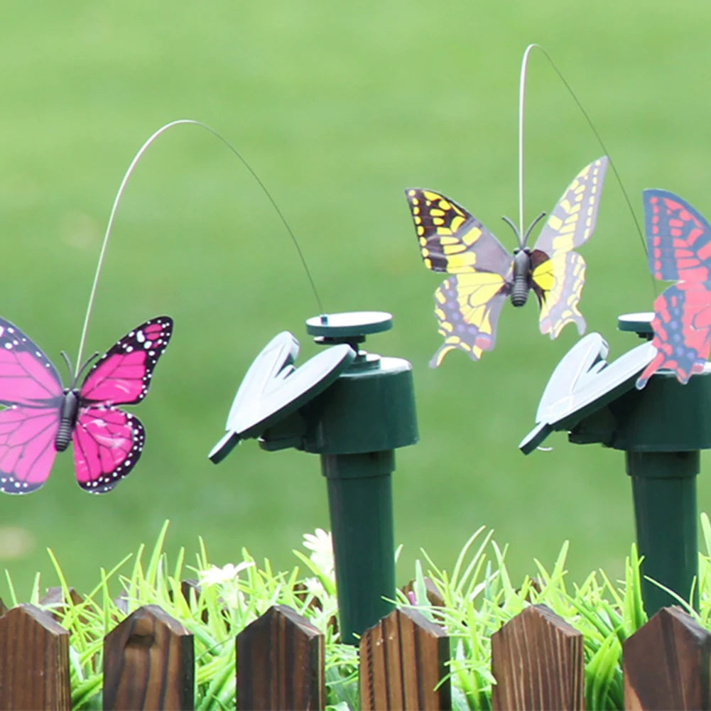 Solarbetriebene Gartenornamente mit lebhaften Bewegungen