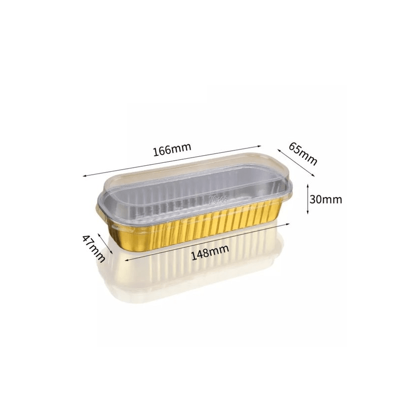 Disposable aluminum foil containers