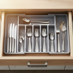 Adjustable Cutlery Drawer Organizer – 33–57 cm