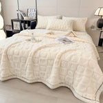 Wohlfühl Wärme-Decke – Kuschelige Fleece-Winterdecke mit doppeltem Design
