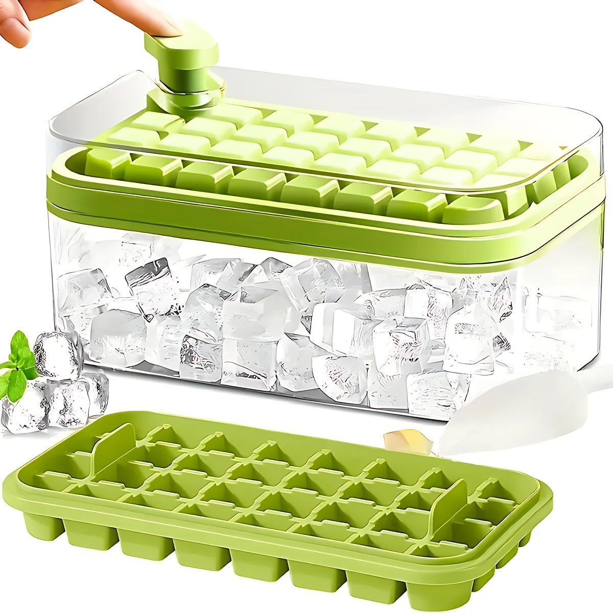 Silicone Ice Cube Tray with 32 Compartments