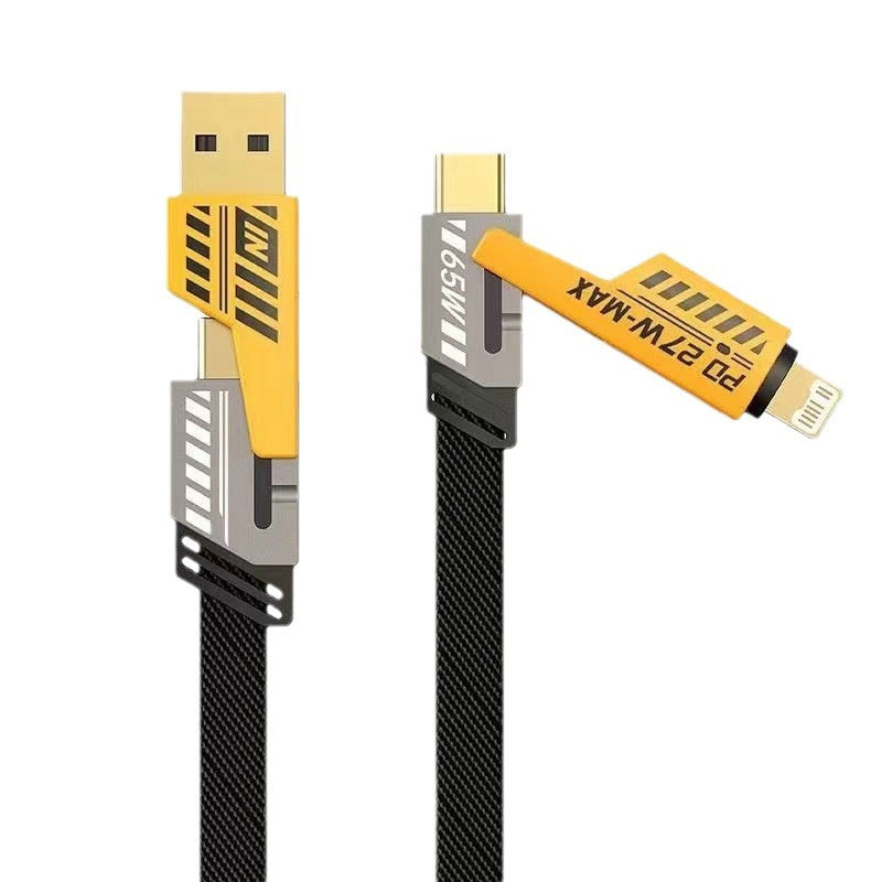 4-in-1 Schnellladekabel 65W PD