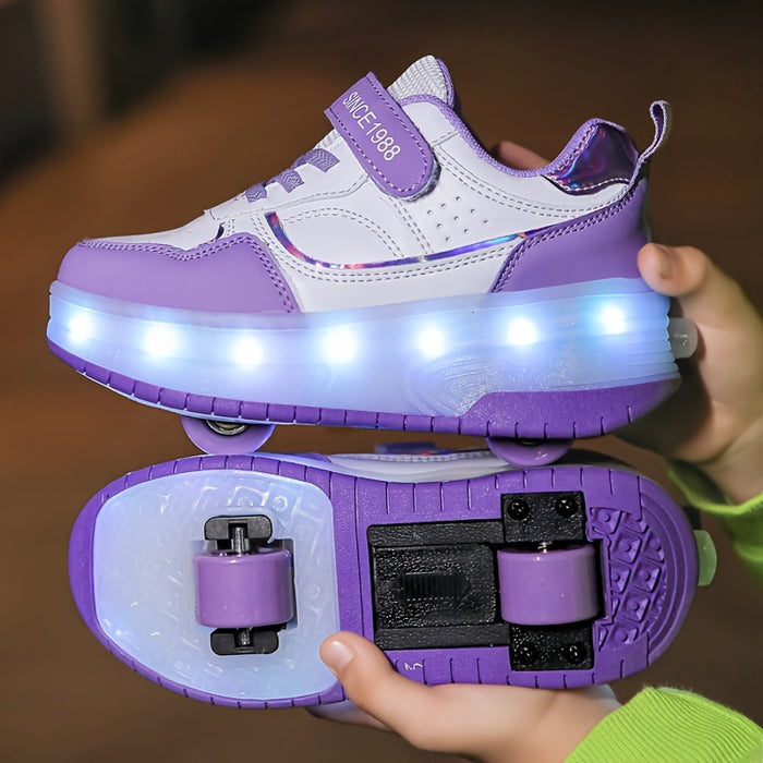 Lichtzauber Rollschuhe – Stylische Sneakers für Kinder