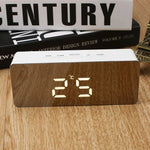 Elegant Digital Mirror Alarm Clock – LED Alarm with Temperature Display, Touch Control & Night Mode