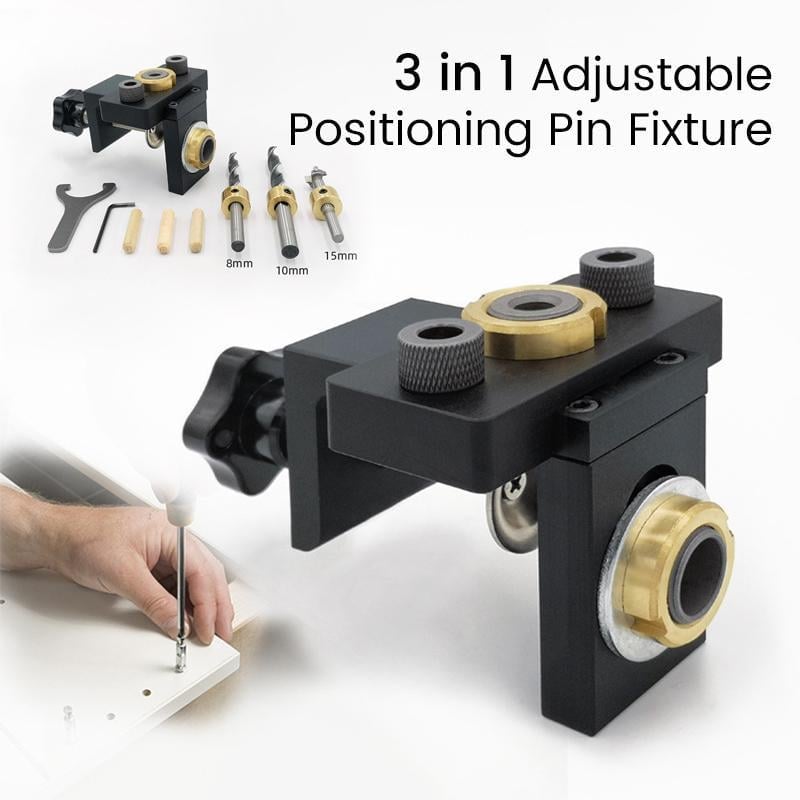 Präzisionsbohrer – 3-in-1 Holzverbindungstool für Profis