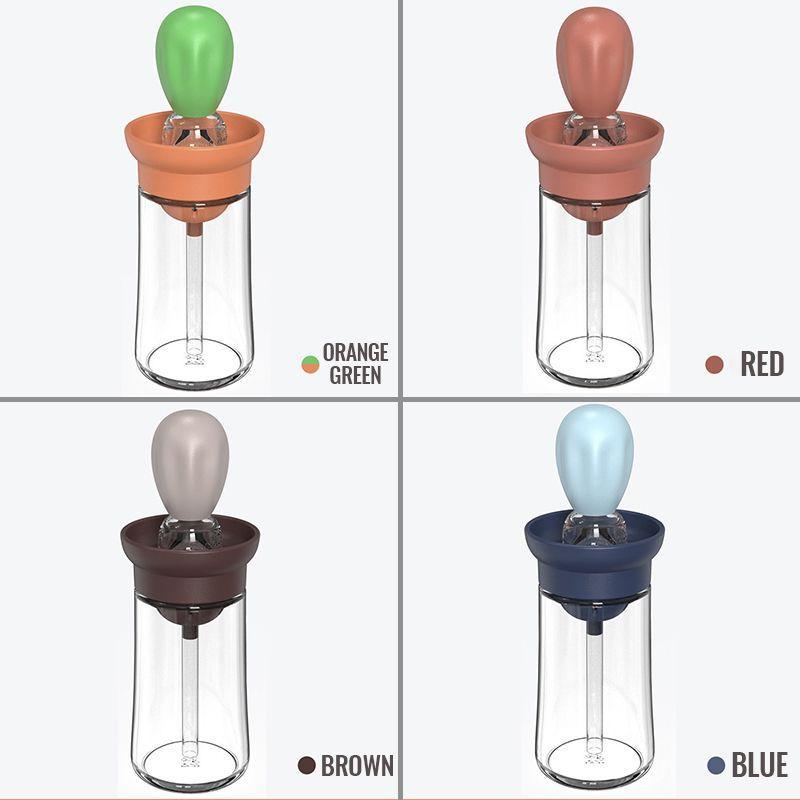 Oil Dispenser Bottle with Brush
