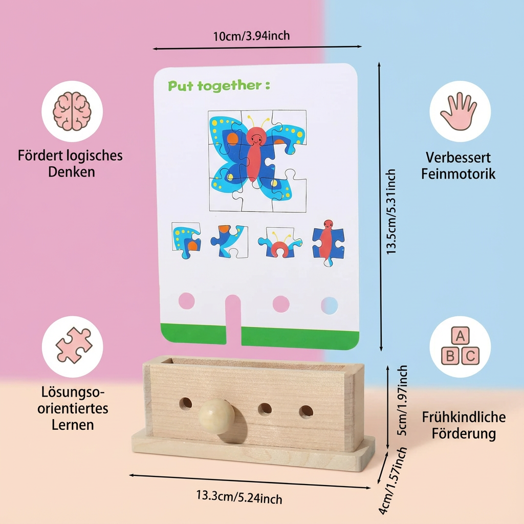 Early Skills Development Game - Wooden Logic Decoding for Kids