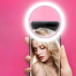 Praktisches Clip-On Licht für klare Aufnahmen
