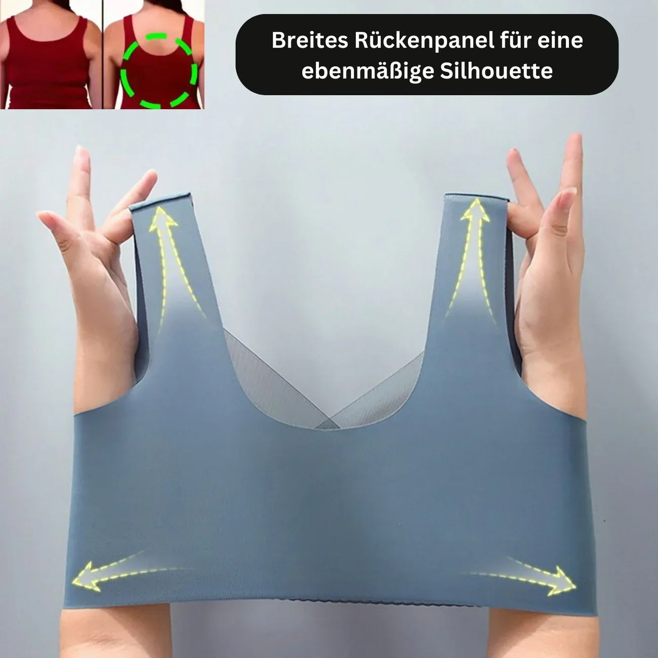 Nahtloser Push-Up BH ohne Bügel für maximalen Komfort