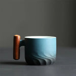 Elegant 6-piece porcelain mug set for stylish moments