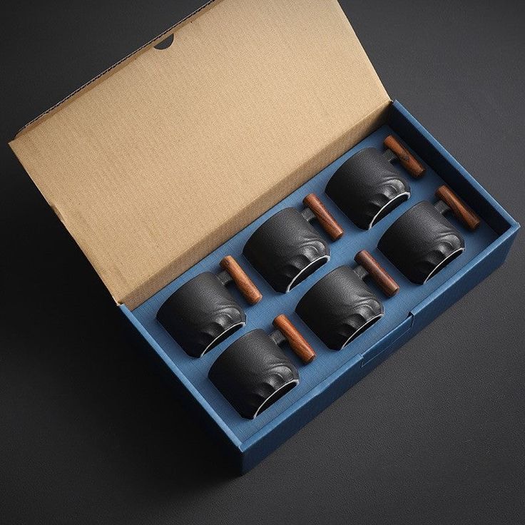Elegant 6-piece porcelain mug set for stylish moments