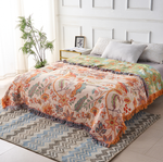 Patterned Boho Blanket Made of 100% Cotton | Stylish Home Textiles