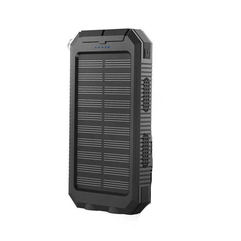 Tragbare Solarbatterie mit Doppelausgang für USB-Geräte