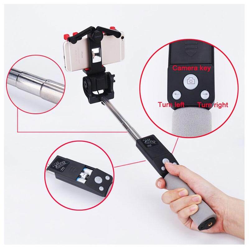 Selfie Stick "Image Arc" with 360° Rotation and Bluetooth Remote Control