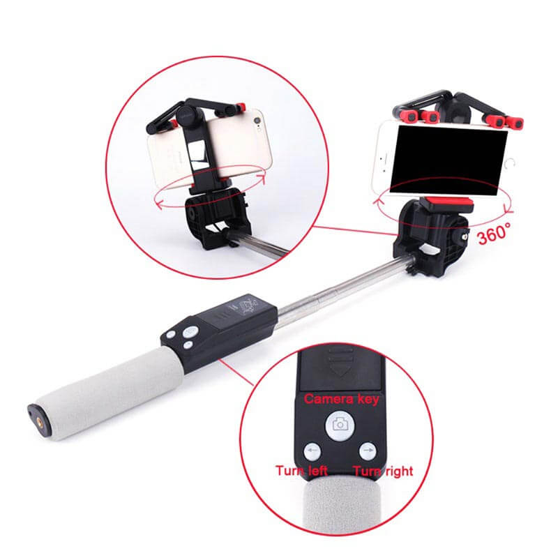 Selfie Stick "Image Arc" with 360° Rotation and Bluetooth Remote Control