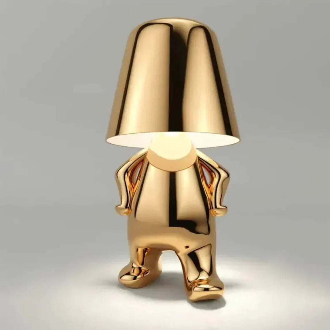 Kreative Tischlampe – Drahtloses Skulpturlicht mit Dimmer