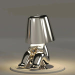 Kreative Tischlampe – Drahtloses Skulpturlicht mit Dimmer