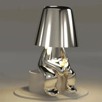 Kreative Tischlampe – Drahtloses Skulpturlicht mit Dimmer