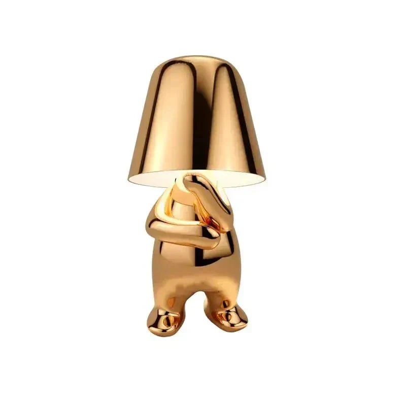 Kreative Tischlampe – Drahtloses Skulpturlicht mit Dimmer
