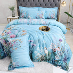 Egyptian Cotton Duvet Cover Set (500 TC) – Azure Bloom