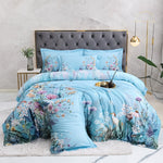 Egyptian Cotton Duvet Cover Set (500 TC) – Azure Bloom
