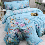 Blossom Paradise Duvet Cover Set (Egyptian Cotton, 500 TC)