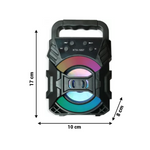 Wireless Speaker with Bluetooth, FM, USB, and Light Show