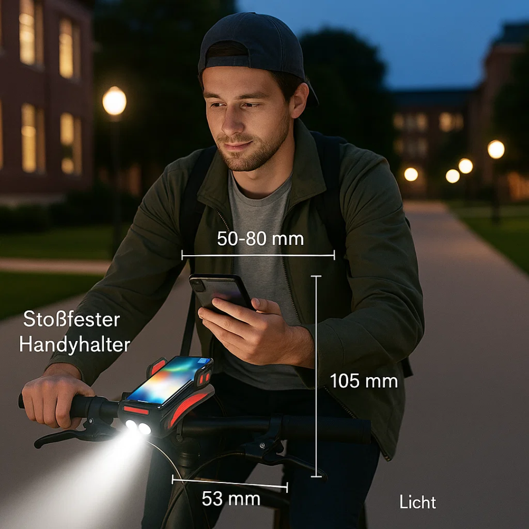 Multifunctional Bicycle Light with Power Bank and 1500 Lumens