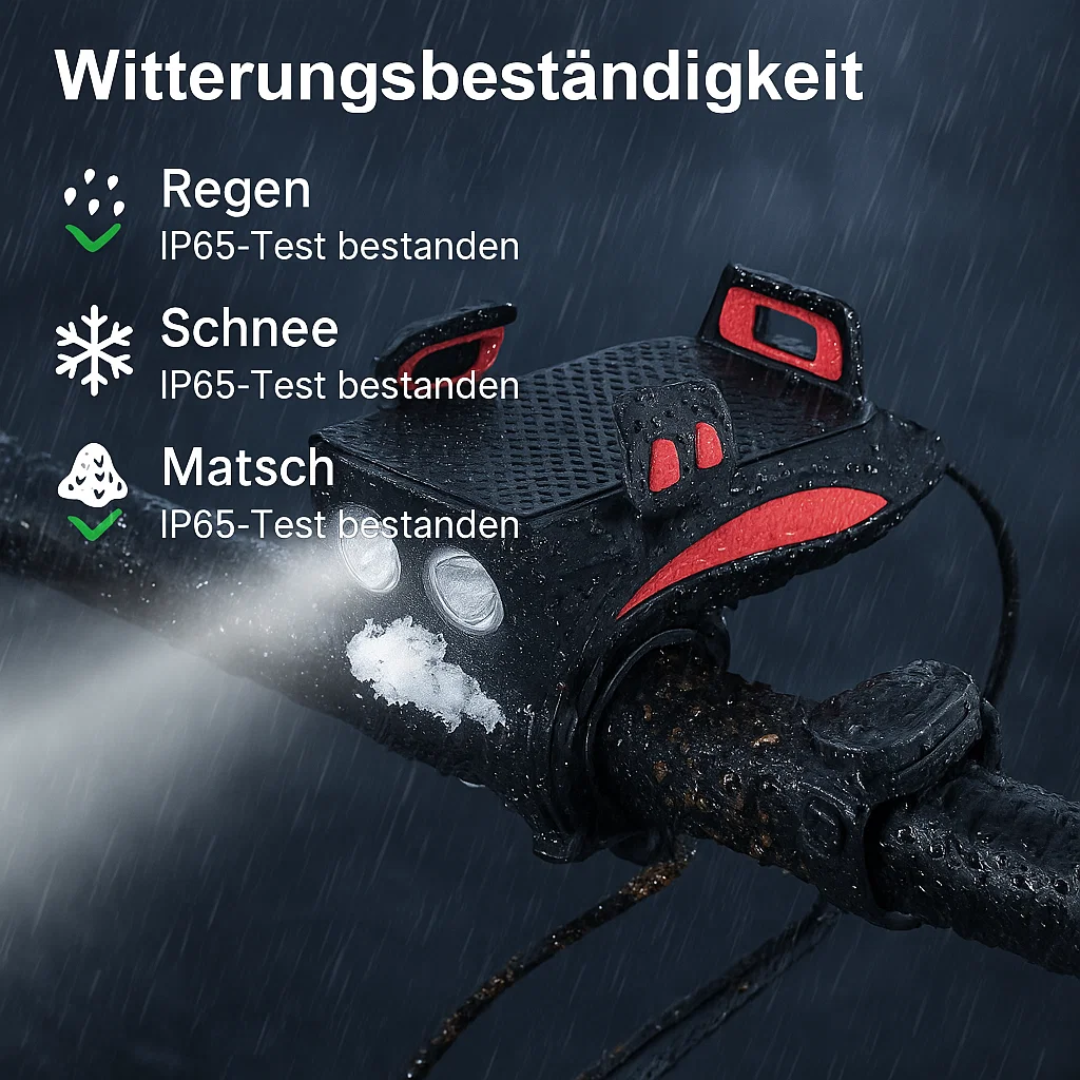 Multifunctional Bicycle Light with Power Bank and 1500 Lumens