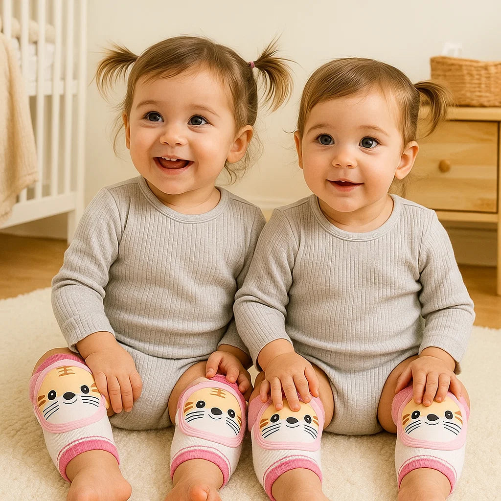 Comfortable knee pads for toddlers in a cute design