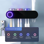 Automatischer Zahnbürstenhalter mit UV-Desinfektion