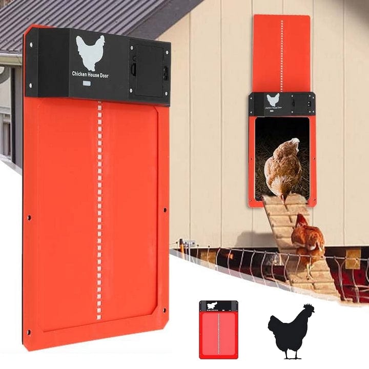 Sichere Automatische Hühnerstalltür mit Lichtsensor und Einfachem Aufbau
