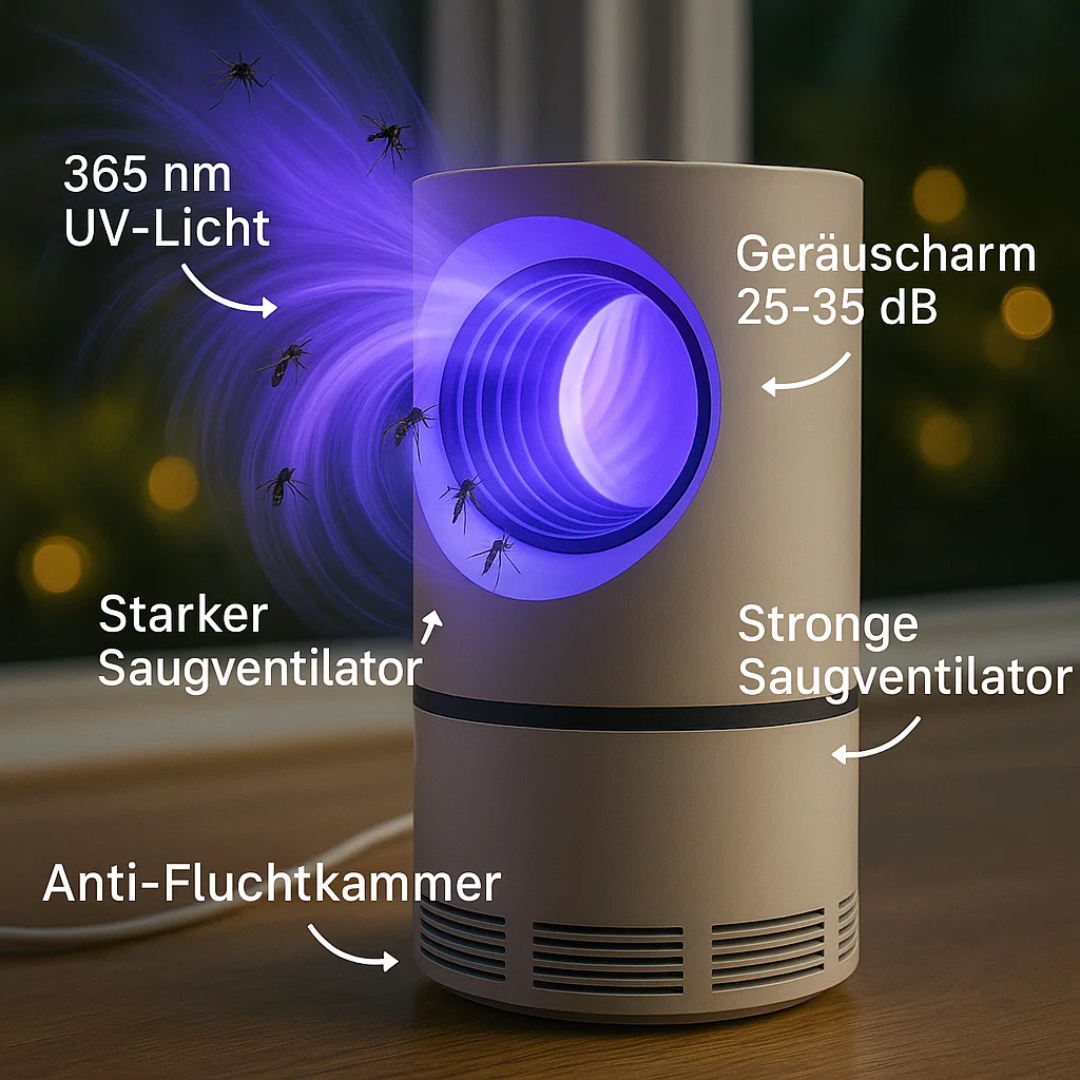 Efficient UV Insect Trap for Indoors and Outdoors