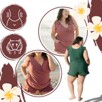 Vielseitiger Badeanzug mit integriertem BH für perfekte Strandmomente
